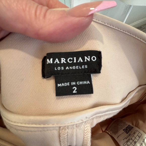 Marciano Lisabet Cream Wide-Leg Women's Pants - Picture 5 of 7